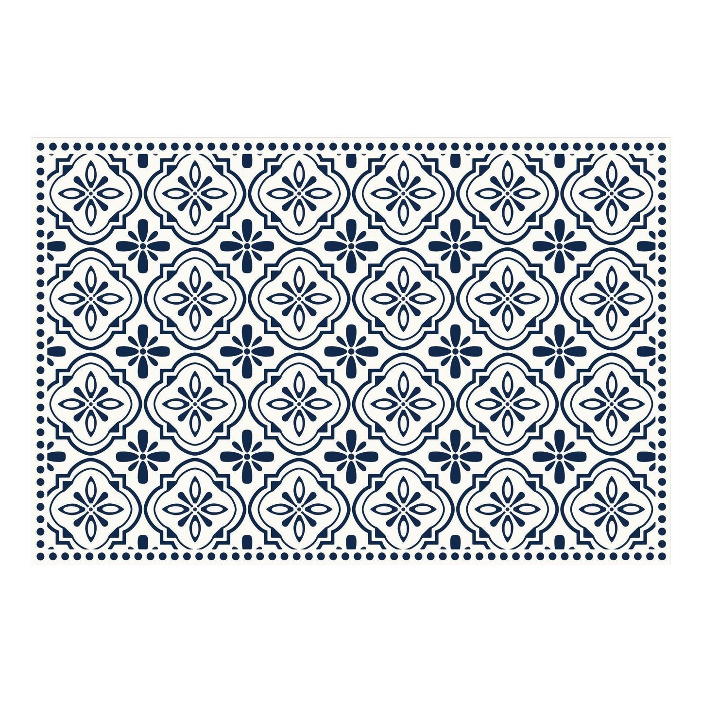 Isabella FloorFlat | Navy - Premium Vinyl Mat