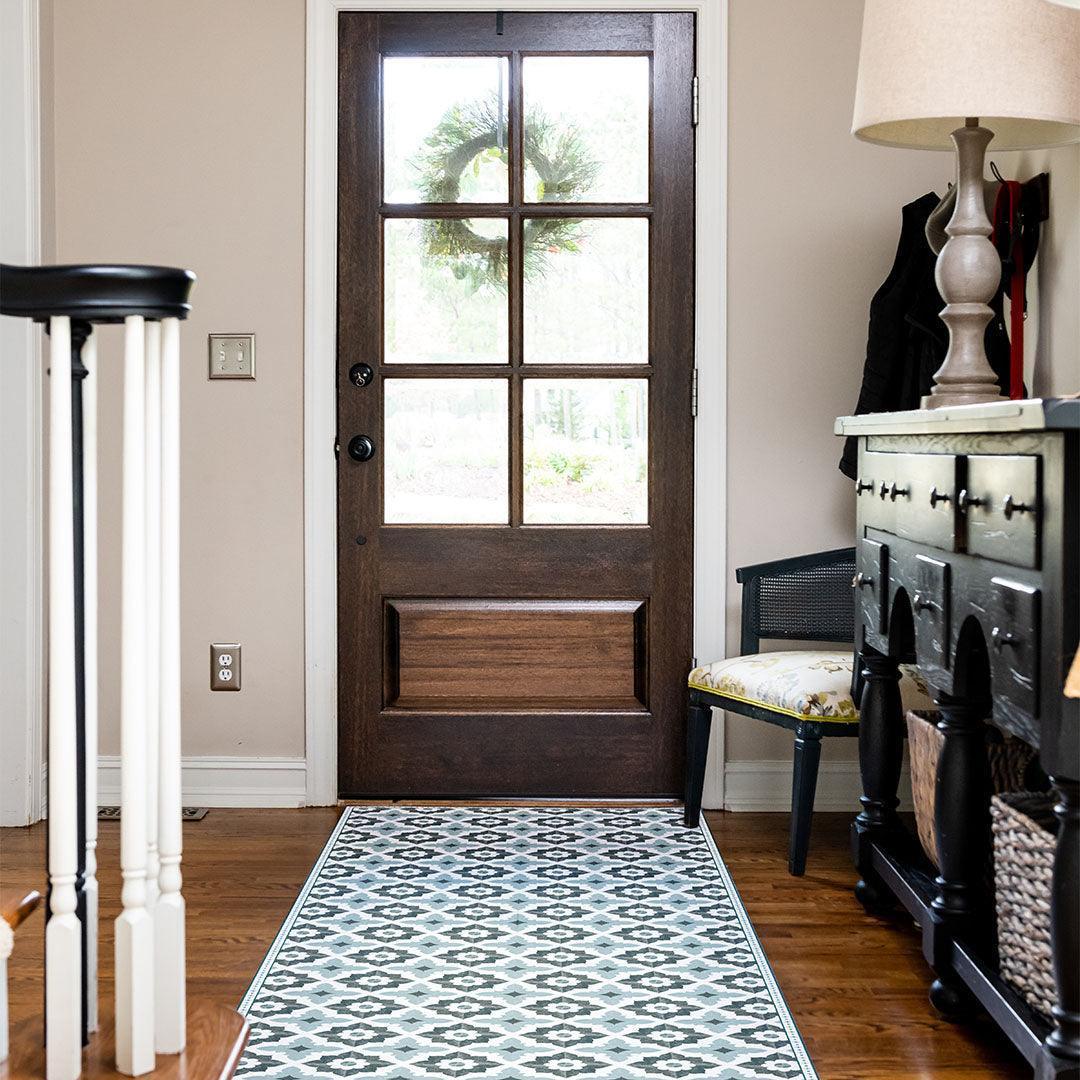 Sarah FloorFlat | Blue - Premium Vinyl Floor Mat