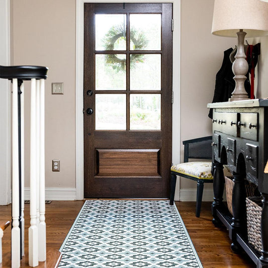 Sarah FloorFlat | Blue - Premium Vinyl Floor Mat