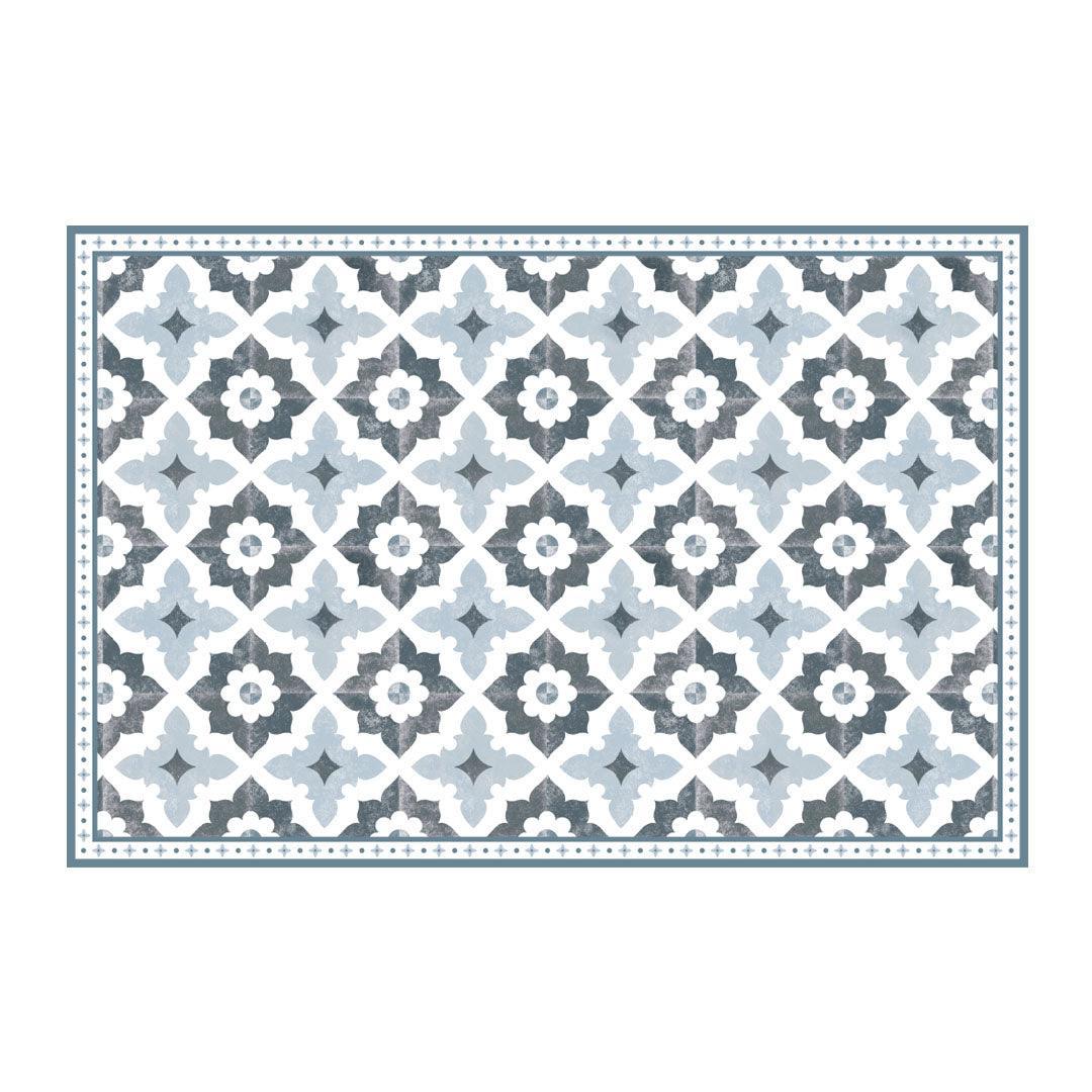 Sarah FloorFlat | Blue - Premium Vinyl Floor Mat