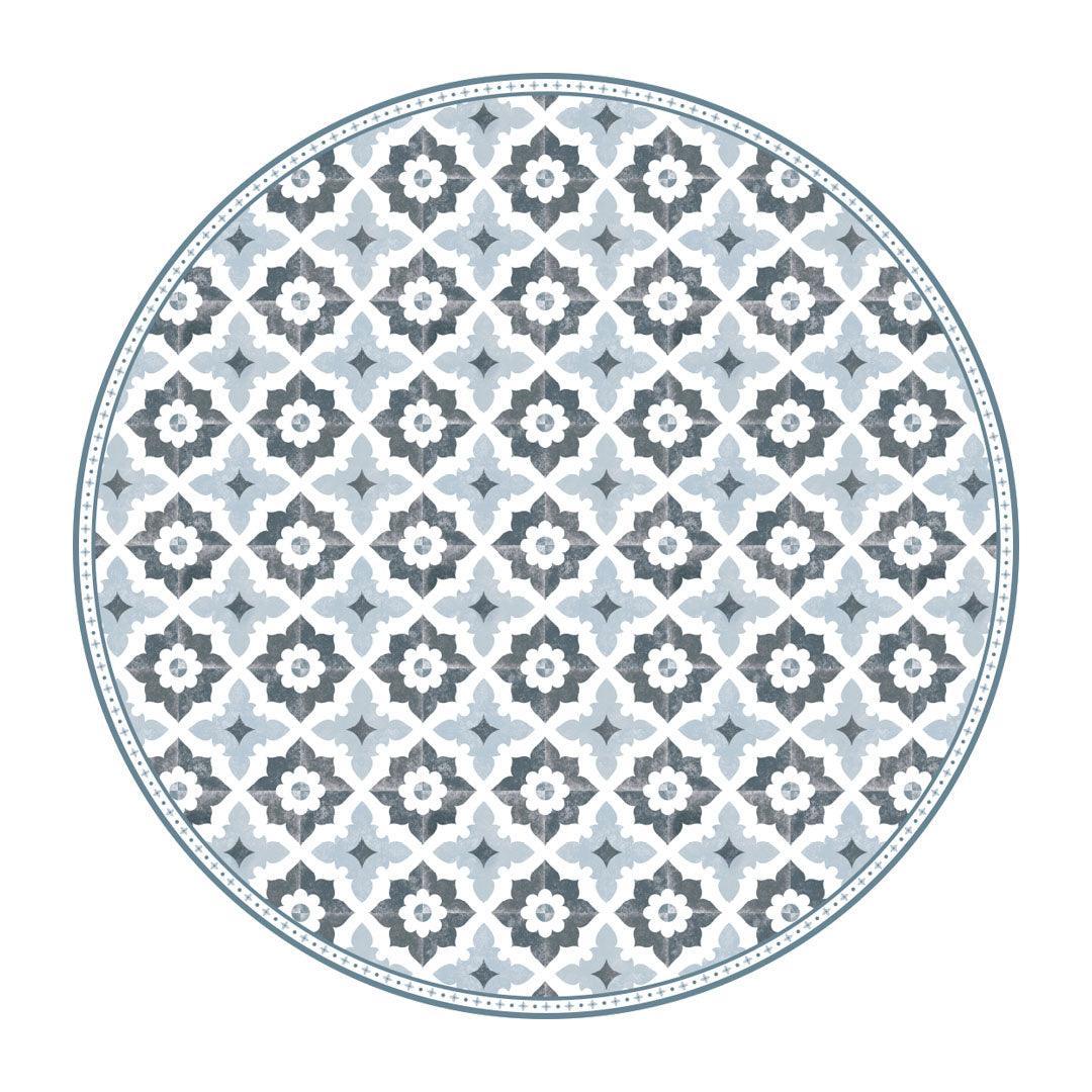 Sarah FloorFlat | Blue - Premium Vinyl Floor Mat